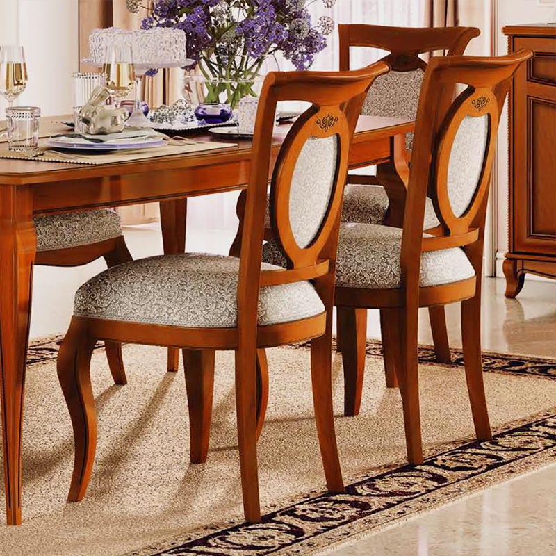Fabrina Walnut Upholstered Dining Chair